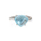 Bague 49 Bvlgari Mediterranean Eden - Bague en or blanc 18 ct avec topaze bleue 58 Facettes G13917