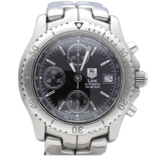TAG Heuer Link - Montre chronographe en acier