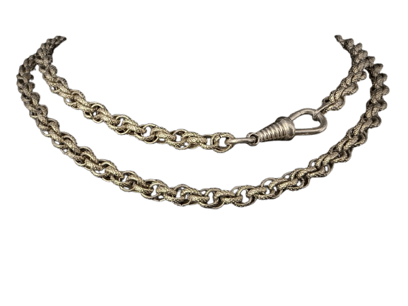 Collier maille jaseron triple diamantée en or jaune 18K 58 Facettes Collier 1