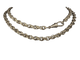Collier maille jaseron triple diamantée en or jaune 18K 58 Facettes Collier 1