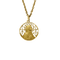 Chaîne et pendentif Vierge en or jaune 18K 58 Facettes 58FC62