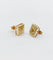Puces d'oreilles vintage en or 18K à étoiles ciselées 58 Facettes A07633