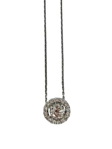 Collier en or blanc 18K et diamants 0,70 ct 58 Facettes 2158