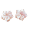 Boucles d'oreilles fleurs en or 18k, nacre et rubis 58 Facettes T289PI25