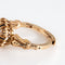 Bague Bague victorienne ancienne en or jaune 14k et diamants 1,50 ct 58 Facettes G13722