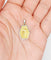 Médaille religieuse Art déco en or 18k Vierge Marie 58 Facettes A07646
