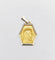 Médaille religieuse Art déco en or 18k Vierge Marie 58 Facettes A07646