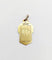 Médaille religieuse Art déco en or 18k, Vierge Marie et diamants 58 Facettes A07647