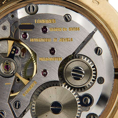 Longines - Montre vintage en or rose 58 Facettes 39446