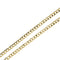 Collier maille gourmette plate en or jaune 58 Facettes 41589
