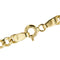 Collier maille gourmette plate en or jaune 58 Facettes 41589