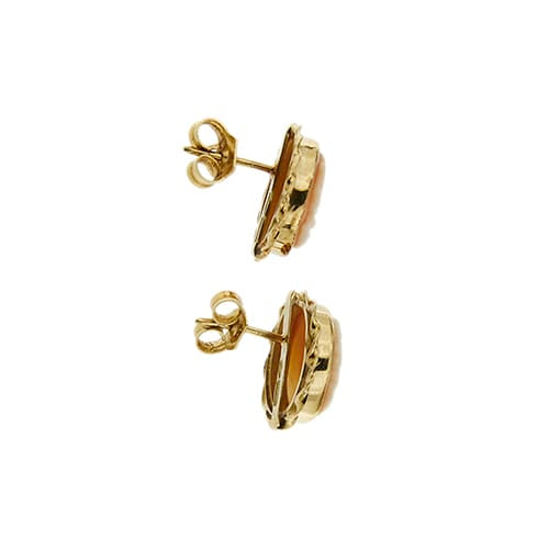 Boucles d'oreilles camées en or jaune 58 Facettes 40196