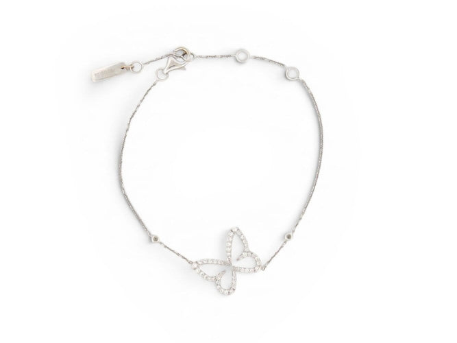 Messika Butterfly - Bracelet en or blanc 18k et diamants 58 Facettes 276121