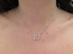 Messika Butterfly PM - Collier en or blanc et diamants 0,58 ct 58 Facettes 276120