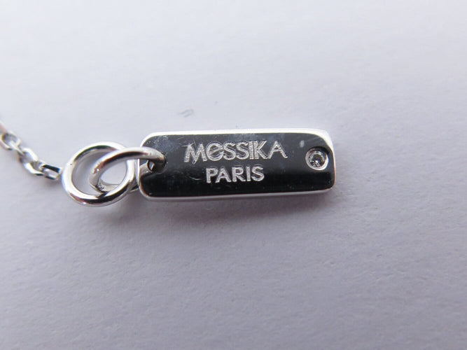 Messika Butterfly PM - Collier en or blanc et diamants 0,58 ct 58 Facettes 276120