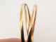 Bracelet jonc 3 anneaux en ors blanc, jaune et rose 18k 58 Facettes 276091