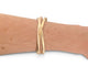 Bracelet jonc 3 anneaux en ors blanc, jaune et rose 18k 58 Facettes 276091
