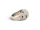 48 Bague dôme serpent en or blanc 18k et 130 diamants 58 Facettes 276024