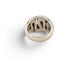 48 Bague dôme serpent en or blanc 18k et 130 diamants 58 Facettes 276024