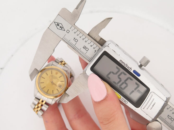 Rolex - Montre Oyster Perpetual Datejust Lady en or 18k et acier 58 Facettes 276085