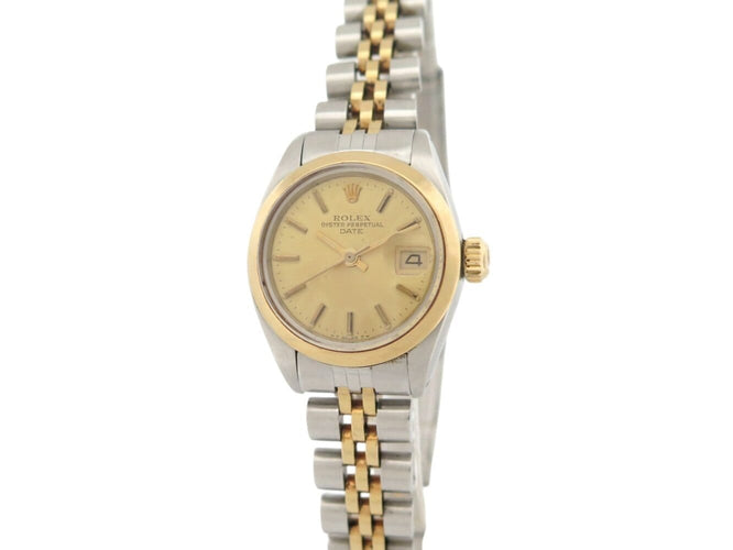 Rolex - Montre Oyster Perpetual Datejust Lady en or 18k et acier 58 Facettes 276085