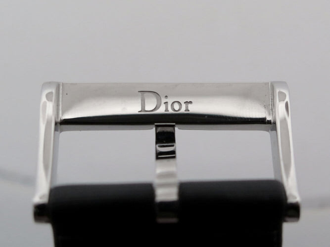 Dior La D de Dior - Montre 38 mm en acier et diamants 58 Facettes 276018