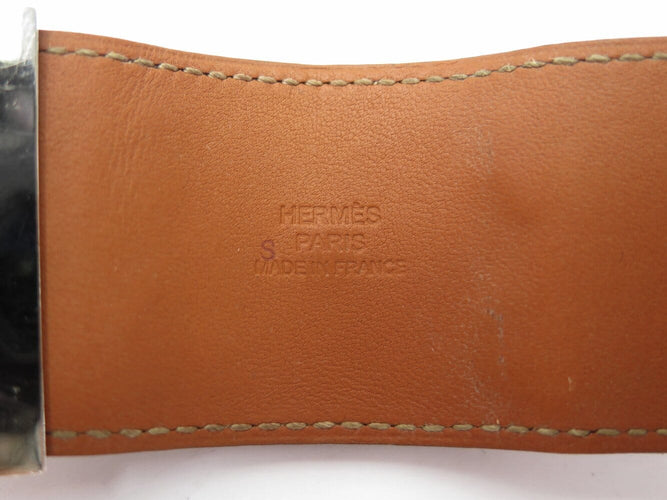 Hermès Médor Collier de Chien - Bracelet en cuir Barénia 58 Facettes 276193
