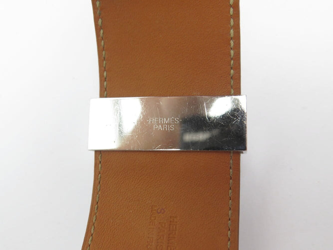 Hermès Médor Collier de Chien - Bracelet en cuir Barénia 58 Facettes 276193