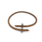 Collier Hermès Tournis - Collier choker en cuir marron 58 Facettes hwcb0yel76
