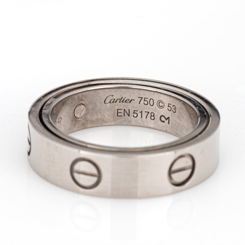 Bague 53 Cartier Love Secret - Bague en or blanc 18 carats taille 53 58 Facettes G13772