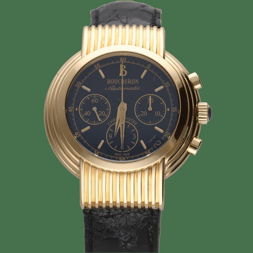 Boucheron Solis - Montre en or jaune 18 carats 58 Facettes FB11363