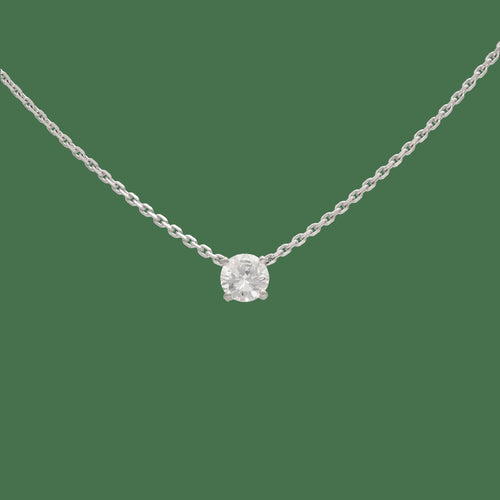 Collier pendentif en or 18k et diamant 0,90 ct 58 Facettes FB10892-FB11393