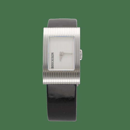 Boucheron Reflet - Montre Grand Modèle en acier 58 Facettes FB11464