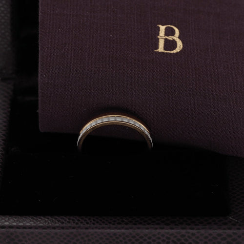 51 Boucheron Quatre - Bague en or rose 18k et céramique blanche 58 Facettes FB11649