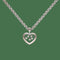 Chopard Happy Diamonds - Collier pendentif cœur en or gris 18k et diamants 58 Facettes FB11639