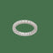 53 Alliance en or gris 18k et diamants 1,5 ct 58 Facettes FB11709