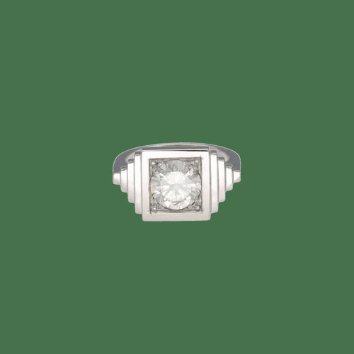 53 Bague Art déco en platine et diamant 2,04 ct 58 Facettes FB11710/FB1175