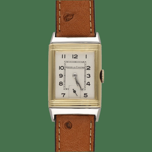 Jaeger-LeCoultre Reverso - Montre vintage en or 18k et acier 58 Facettes FB11511