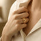 52 Boucheron Boule - Bague en or jaune 18k 58 Facettes FB11735