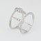Bague 51 Bague icicle - Bague en or blanc 18 carats et diamants 58 Facettes G13620