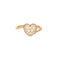 Bague 50 Cartier - Bague cœur pavée de diamants en or jaune 18k 58 Facettes G14115