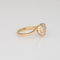 Bague 50 Cartier - Bague cœur pavée de diamants en or jaune 18k 58 Facettes G14115
