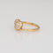 Bague 50 Cartier - Bague cœur pavée de diamants en or jaune 18k 58 Facettes G14115