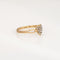 Bague Bague cœur victorienne ancienne en or jaune 18 ct et perles 58 Facettes G14131