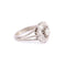 Bague 53 Bague marguerite - Diamants en platine et or gris 18 carats 58 Facettes BD215