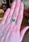Bague 53 Bague - Émeraude de Colombie 1,35 carat diamants en or gris 18 carats 58 Facettes BEM44