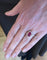 Bague 53 Bague rubis de Birmanie 1,80 ct et diamants en or gris 18 carats 58 Facettes BRU52