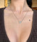Collier Collier pendentif pneu - Diamant 1 carat en or gris 18 carats 58 Facettes C159