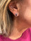 Boucles d'oreilles Boucles d'oreilles - Puces rubis birman et diamants en or gris 18 carats 58 Facettes BO248