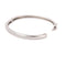 Bracelet Bracelet jonc - 23 diamants en or gris 18 carats 58 Facettes BRA108
